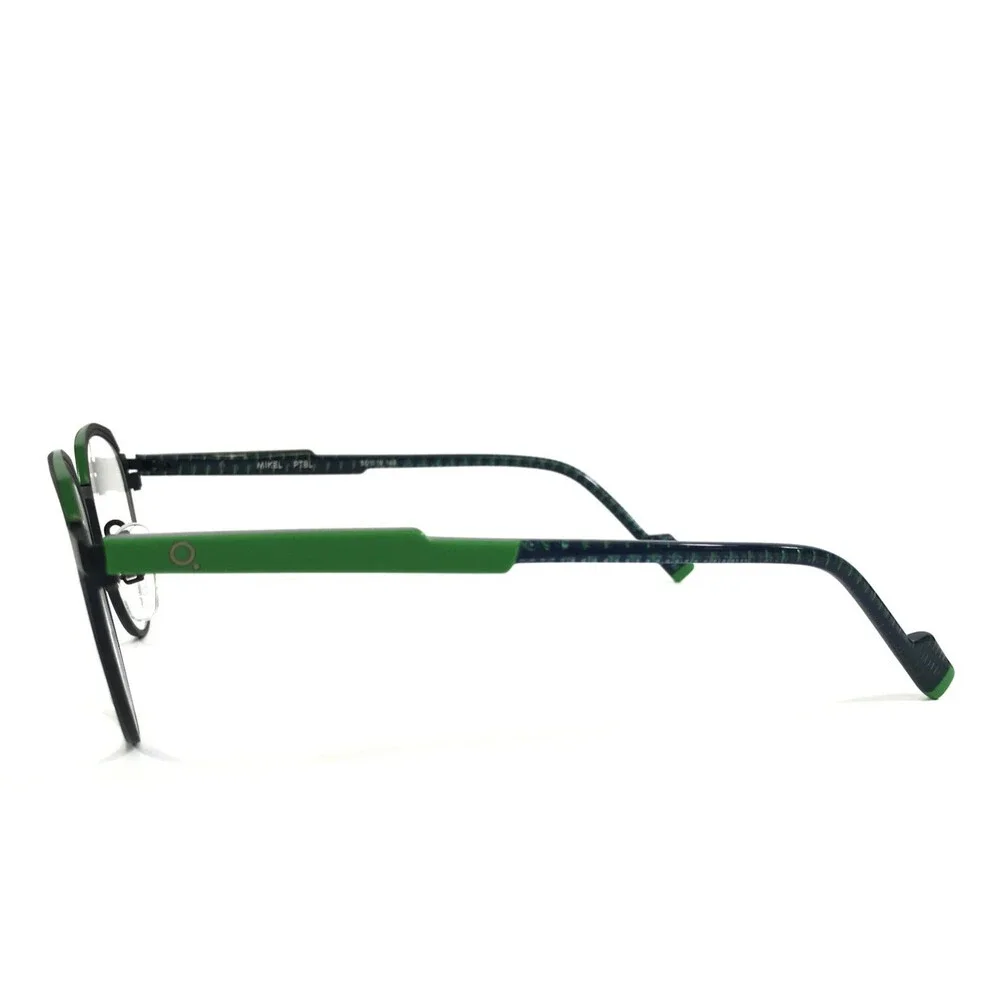 Etnia Barcelona Eyeglasses Frame MIKEL PTBL Petrol Blue Round Full Rim 50-19-145